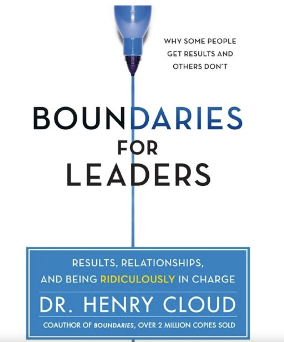 Book cover for Boundaries for Leaders by Dr. Henry Cloud