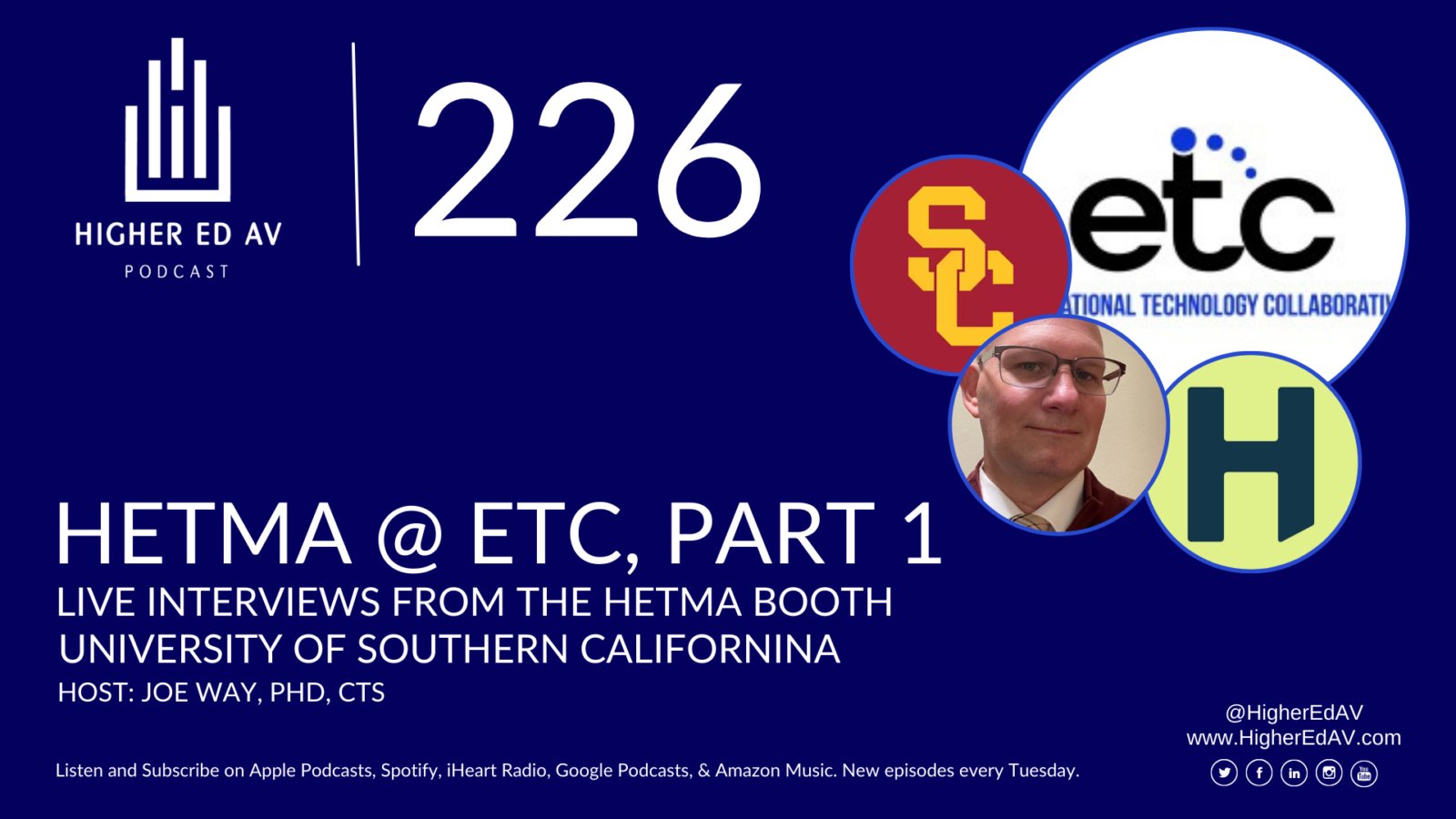Higher Ed AV Podcast 227 Live From USC ETC Part 1