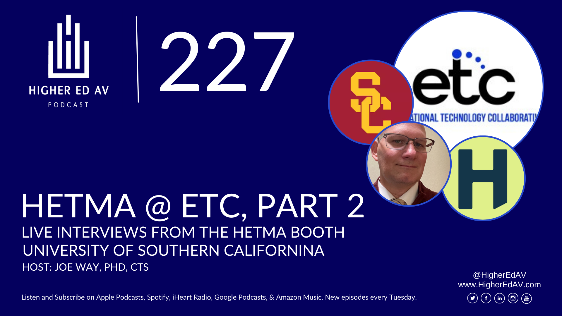 Higher Ed AV Podcast 227 Live From USC ETC Part 2