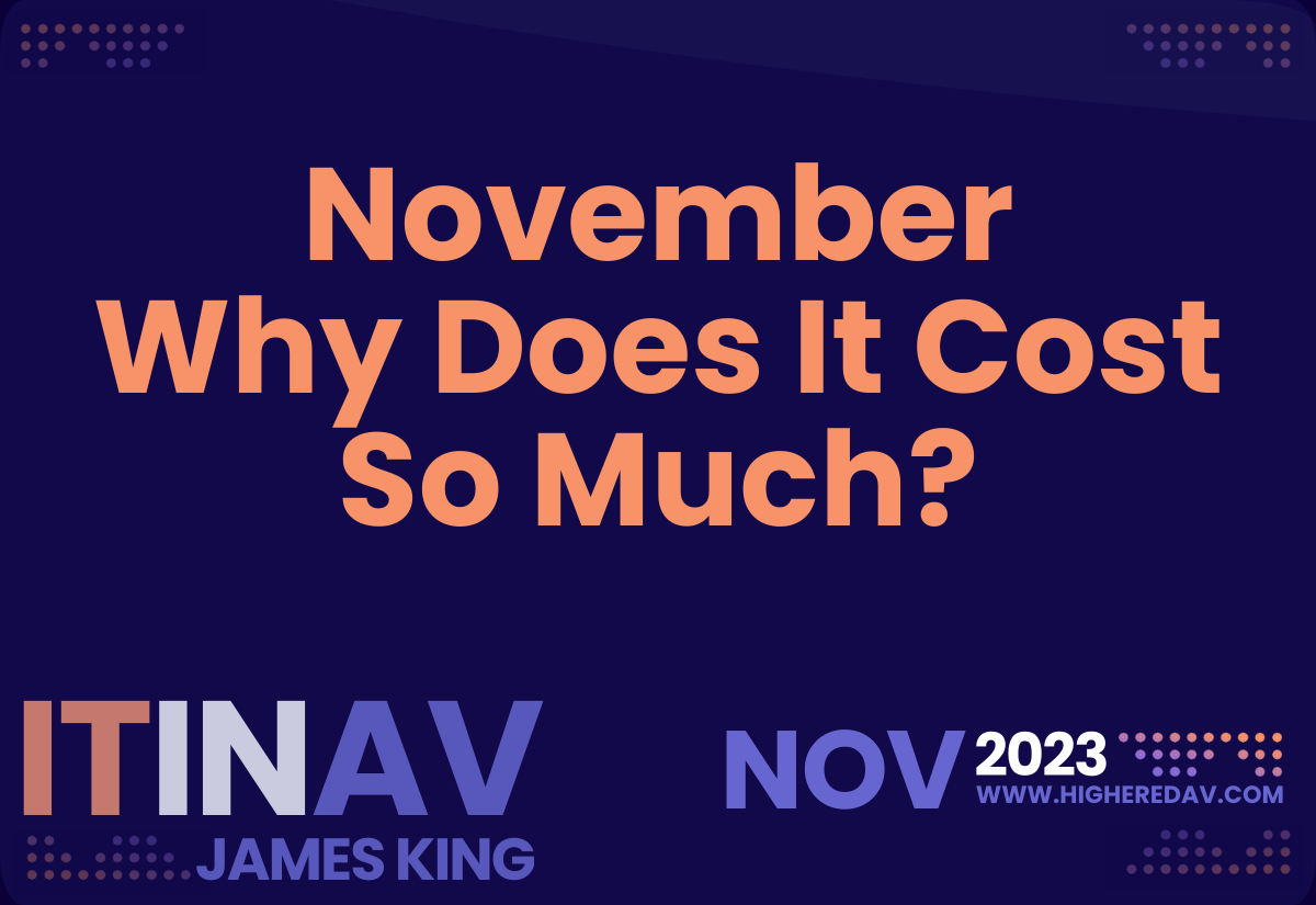 Why does it cost so much