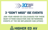 3 don't miss events ise 2024
