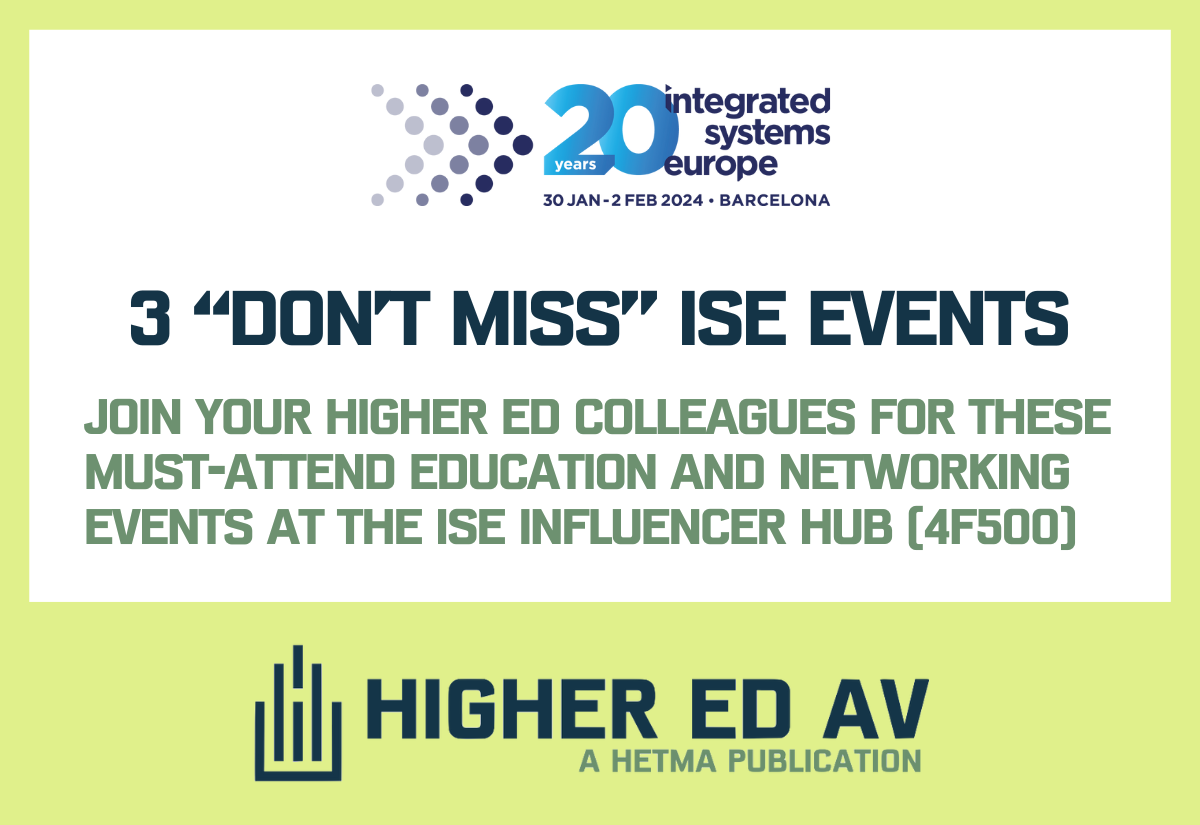 3 don't miss events ise 2024