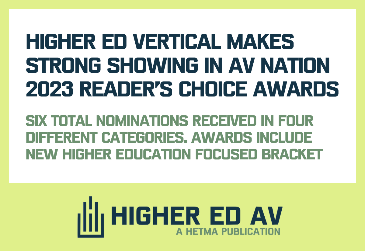 Higher Ed Vertical AV Nation 2023