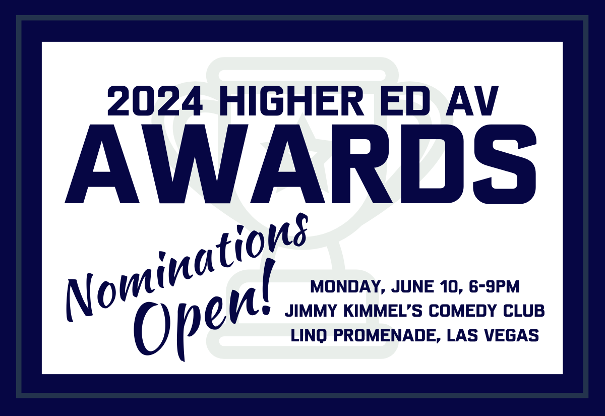 2024 Higher Ed AV Awards
