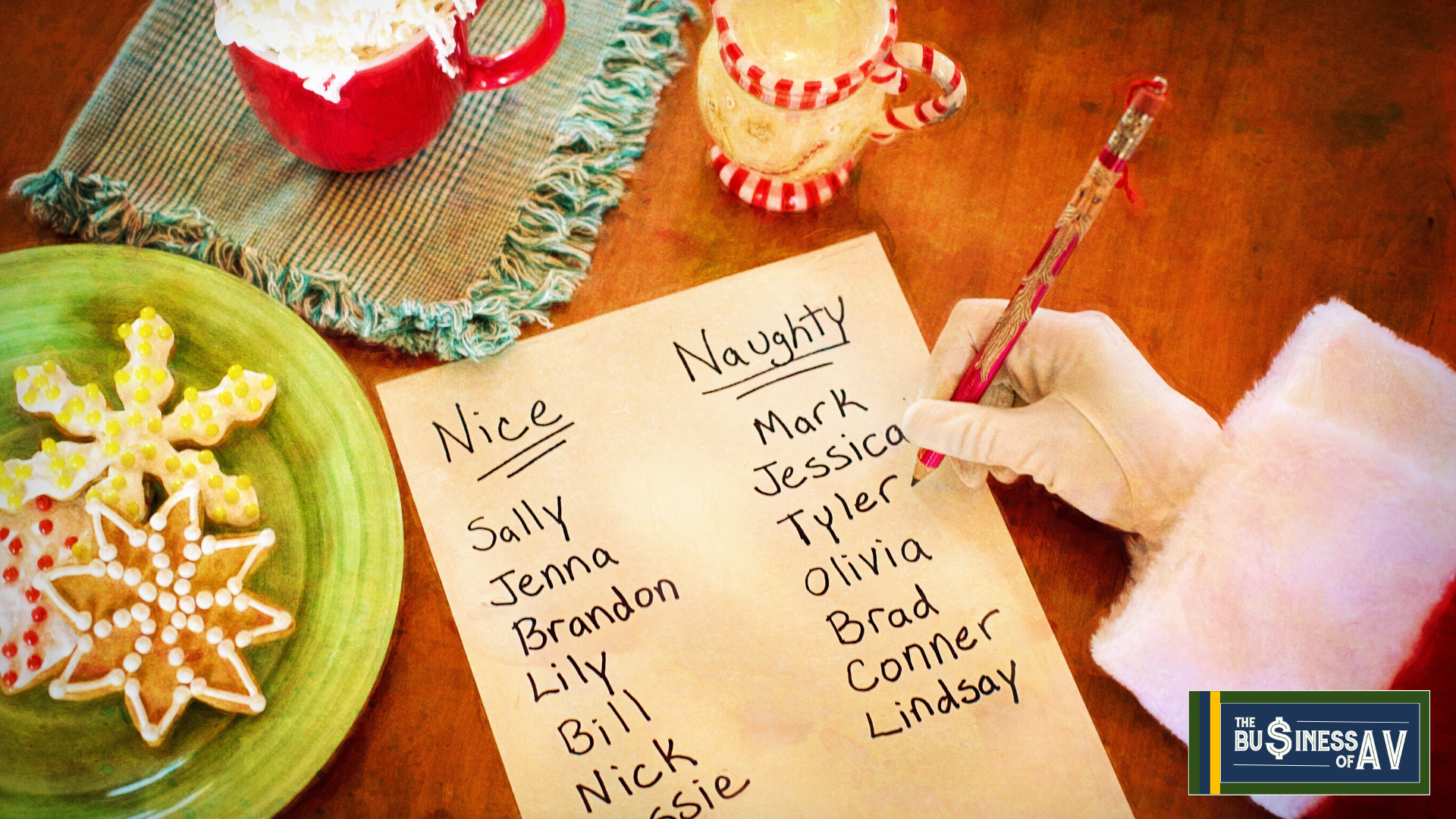 Santa's Naughty and Nice ListsBusiness of AV