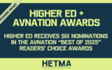 Breaking News - Higher Ed Receives Six Nominations in the AVNation Awards