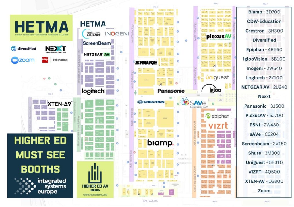 Show Floor Tour Map