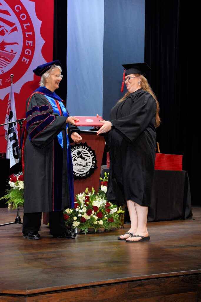 Brittney getting a degree