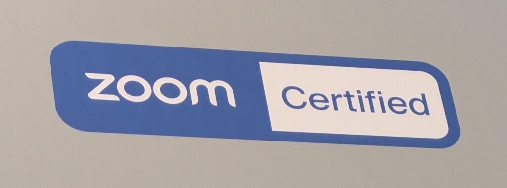 Zoom certified