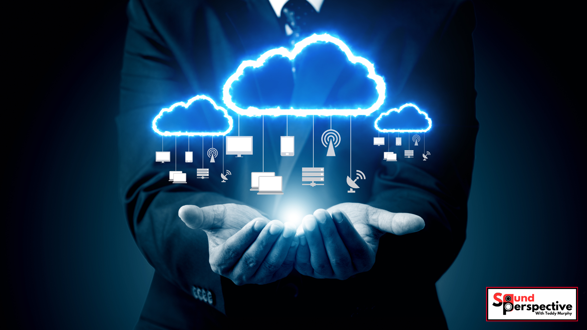 Different devices connected to clouds