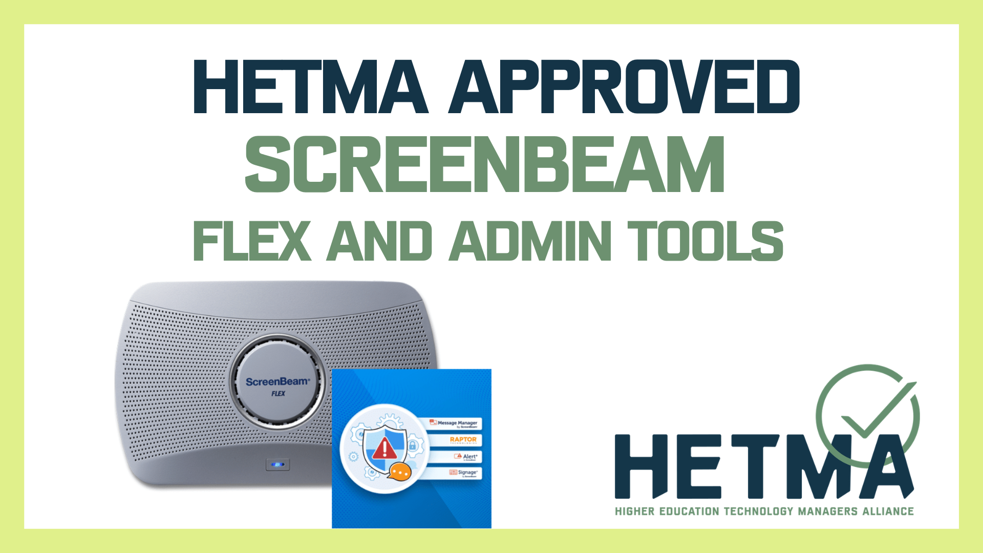 Flex and Admin Tools Approved