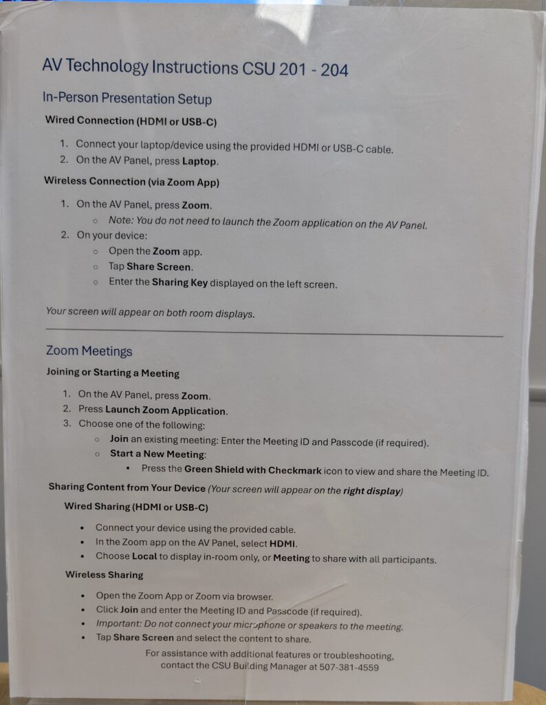 Instructions for BYOD