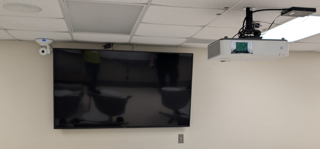 Conf Monitor and projector