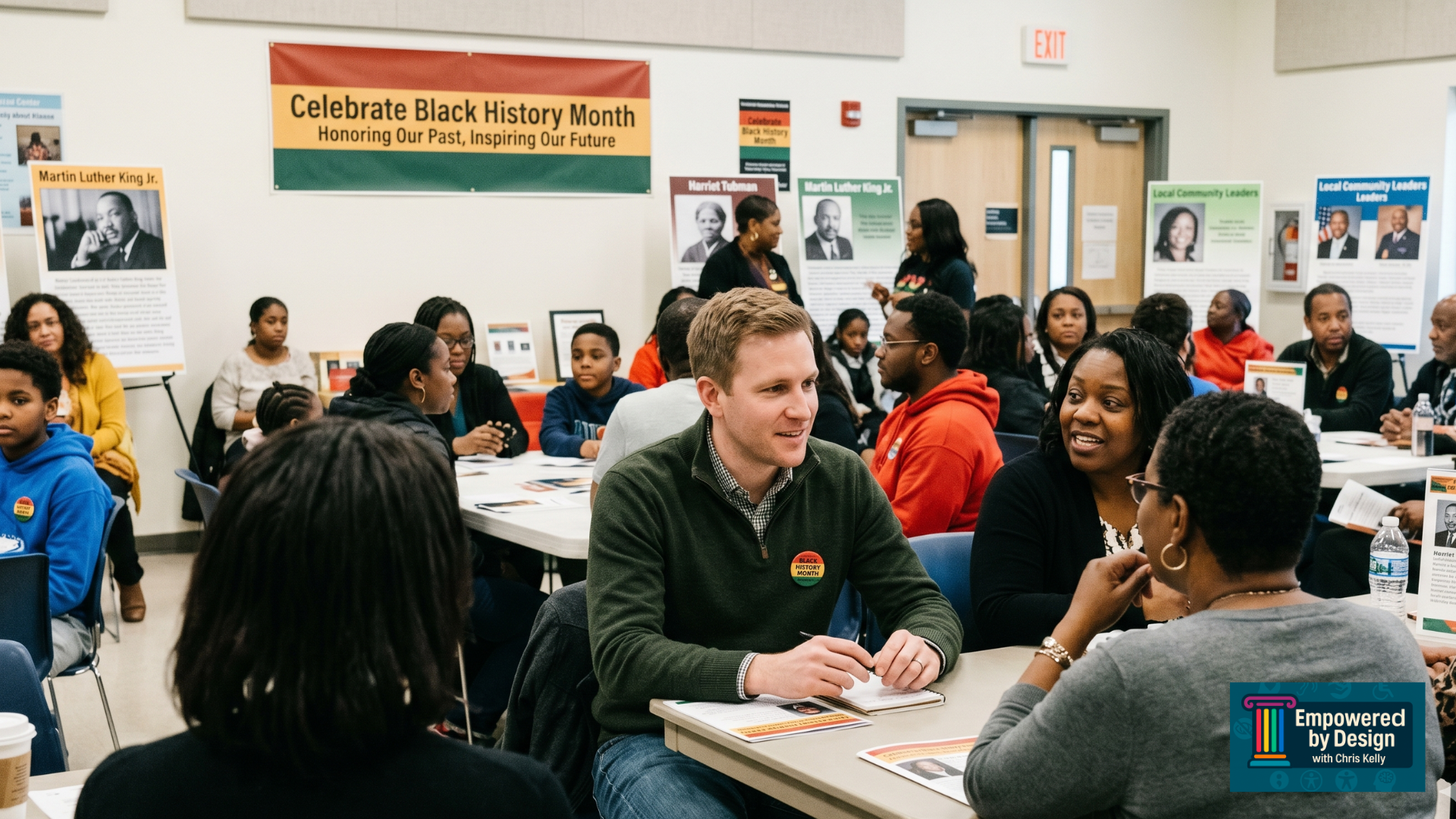 White man learning about black history
