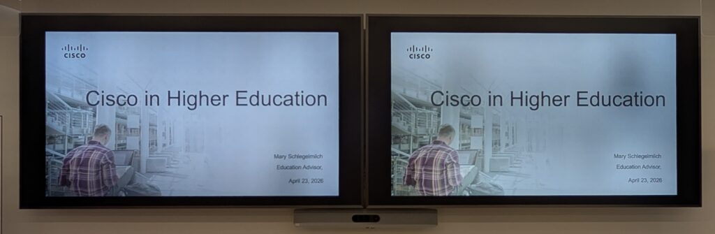 Cisco in Higher Ed Presentation
