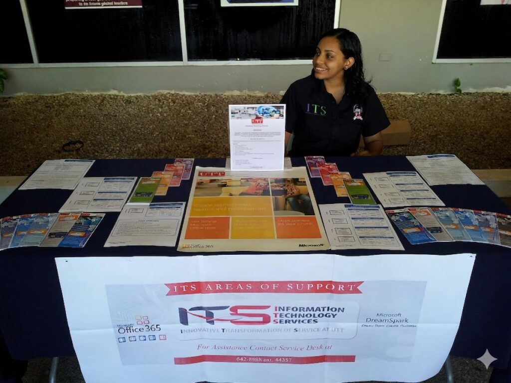 Neesha working an ITS Table