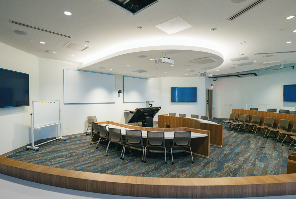 View of a classroom