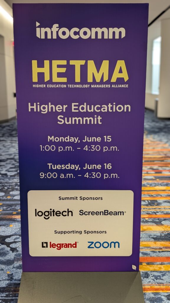 Sign for Ed Summit