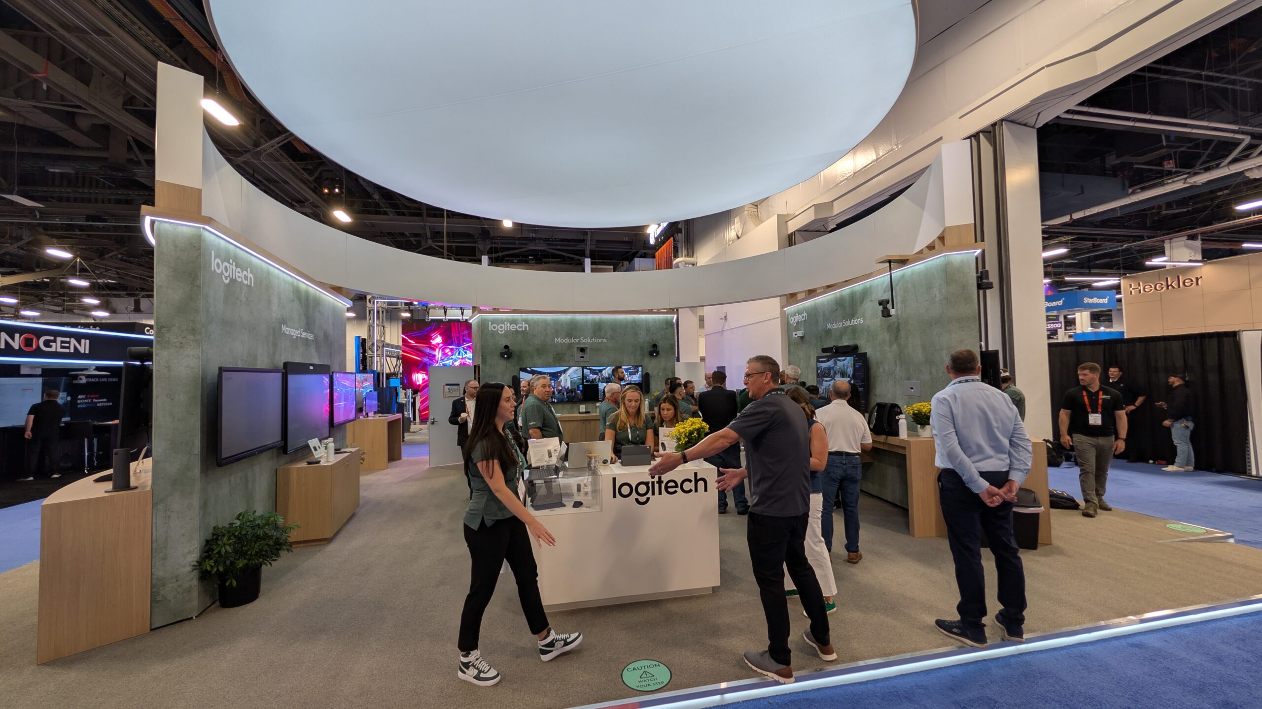Logitech Booth 1