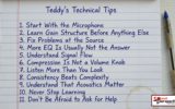 Teddy's Tips - Sound Perspectives