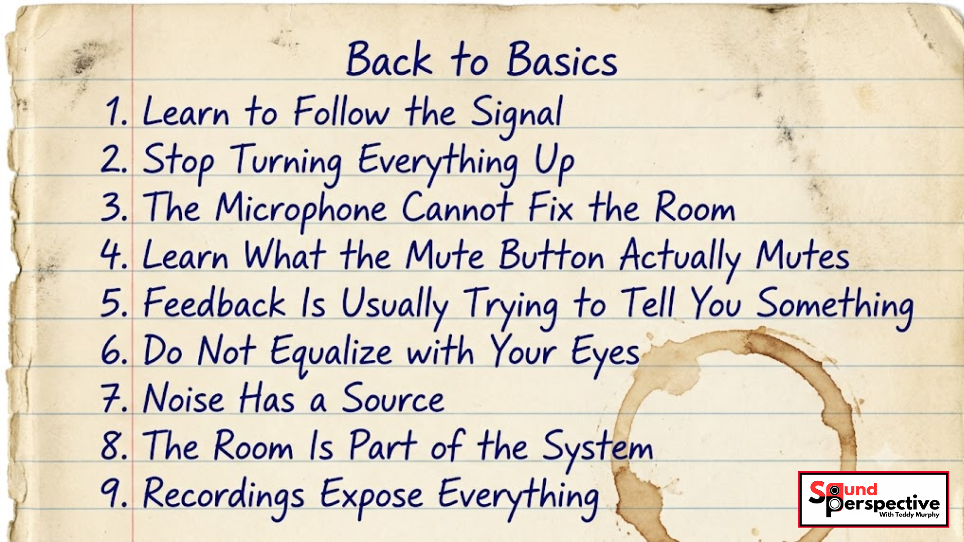 Back to Basics