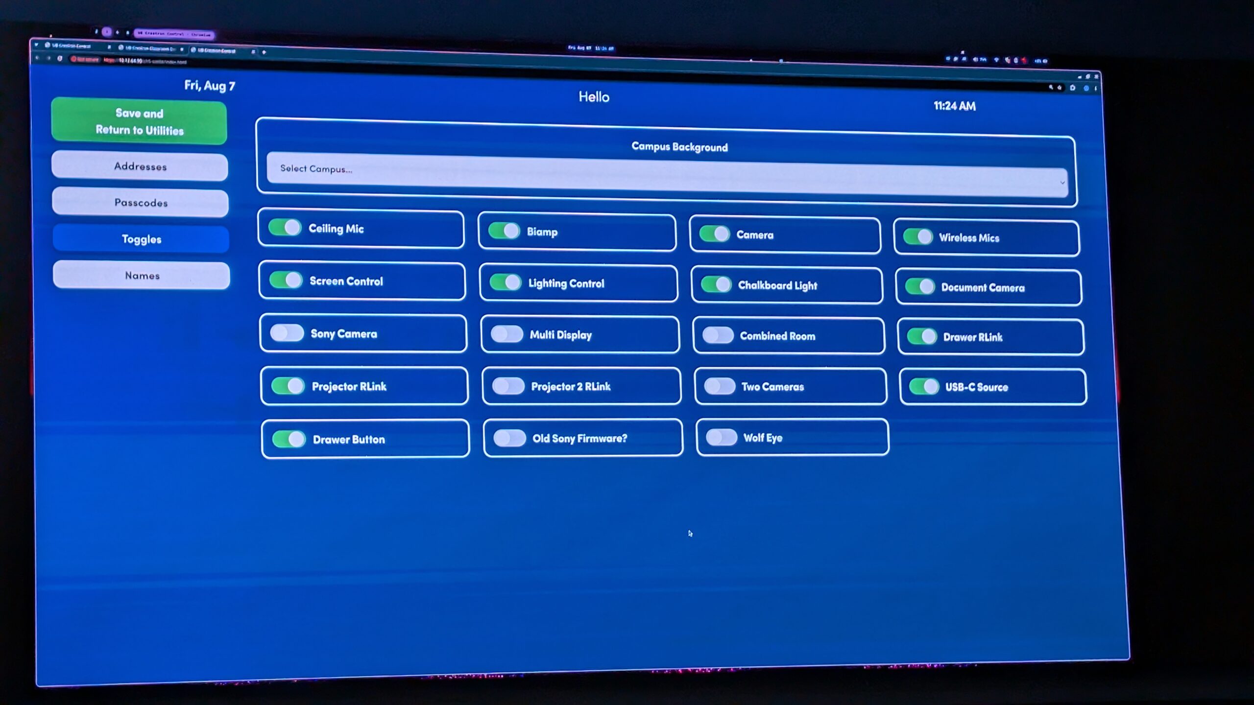 Programming options 2