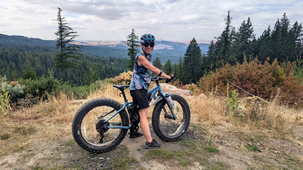 Cass w/ bike